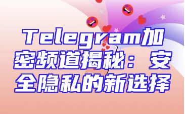 Telegram加密频道揭秘：安全隐私的新选择