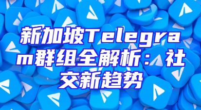 新加坡Telegram群组全解析：社交新趋势