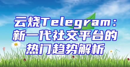 云烧Telegram：新一代社交平台的热门趋势解析