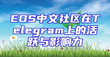 EOS中文社区在Telegram上的活跃与影响力