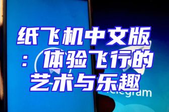 纸飞机中文版：体验飞行的艺术与乐趣