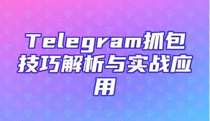 Telegram抓包技巧解析与实战应用