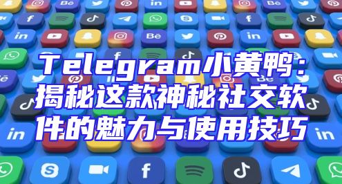 Telegram小黄鸭：揭秘这款神秘社交软件的魅力与使用技巧