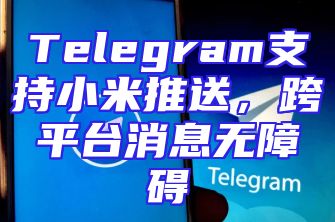 Telegram支持小米推送，跨平台消息无障碍