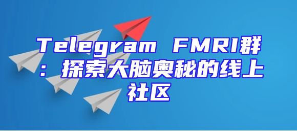 Telegram FMRI群：探索大脑奥秘的线上社区