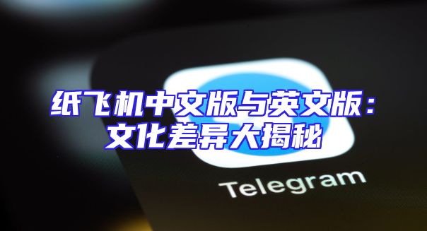纸飞机中文版与英文版：文化差异大揭秘