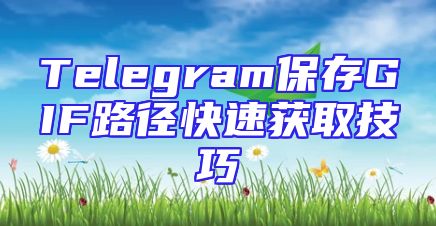 Telegram保存GIF路径快速获取技巧