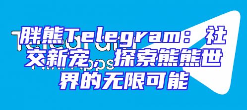 胖熊Telegram：社交新宠，探索熊熊世界的无限可能