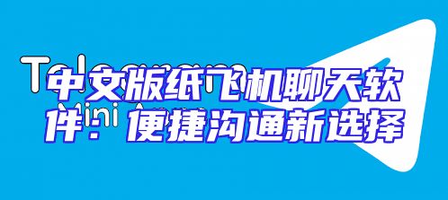 中文版纸飞机聊天软件：便捷沟通新选择
