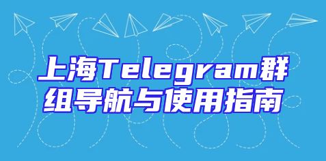 上海Telegram群组导航与使用指南