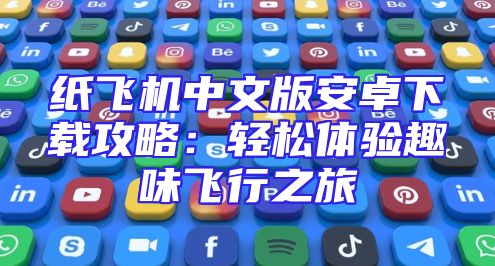 纸飞机中文版安卓下载攻略：轻松体验趣味飞行之旅