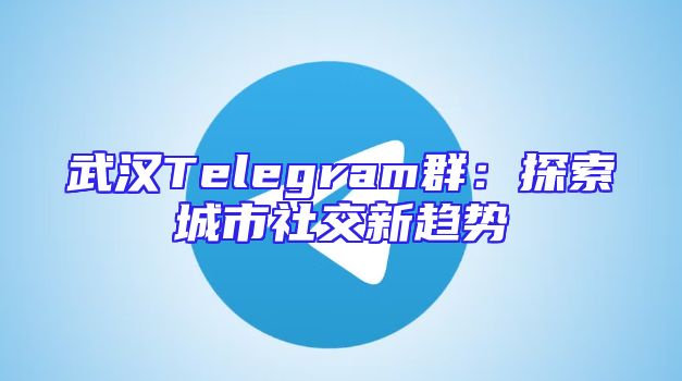 武汉Telegram群：探索城市社交新趋势