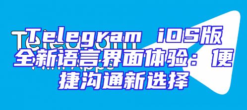 Telegram iOS版全新语言界面体验：便捷沟通新选择