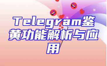 Telegram鉴黄功能解析与应用