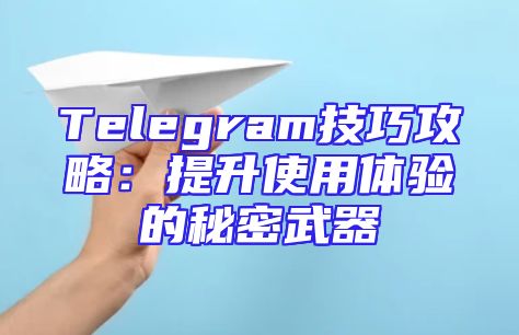 Telegram技巧攻略：提升使用体验的秘密武器