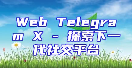 Web Telegram X - 探索下一代社交平台