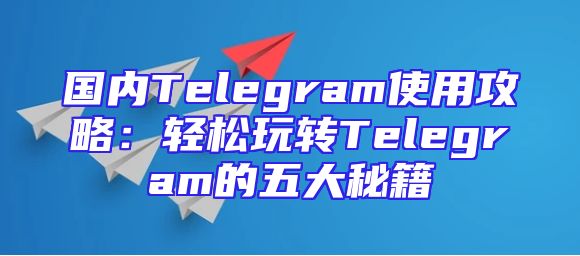 国内Telegram使用攻略：轻松玩转Telegram的五大秘籍