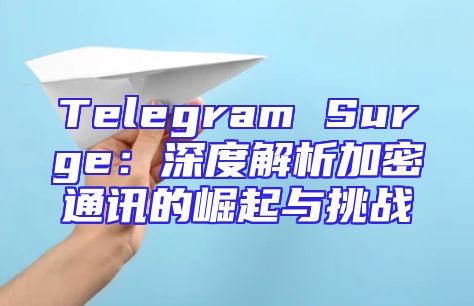 Telegram Surge：深度解析加密通讯的崛起与挑战