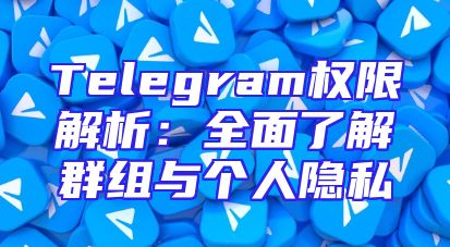 Telegram权限解析：全面了解群组与个人隐私