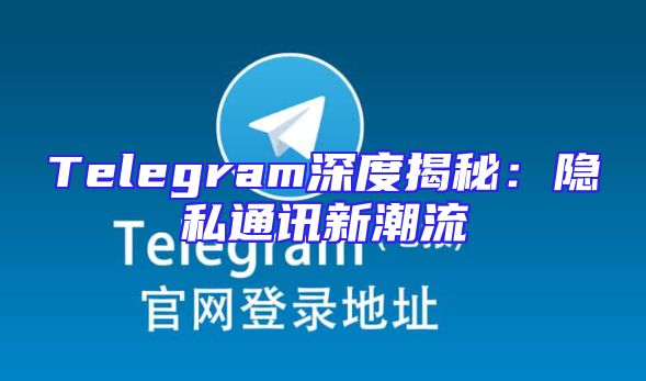 Telegram深度揭秘：隐私通讯新潮流