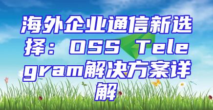 海外企业通信新选择：OSS Telegram解决方案详解