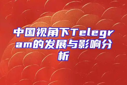 中国视角下Telegram的发展与影响分析