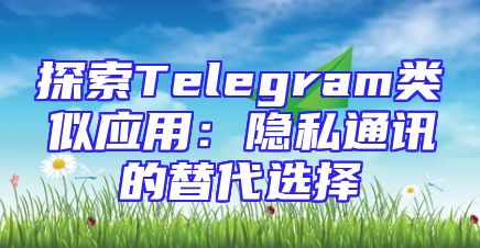 探索Telegram类似应用：隐私通讯的替代选择