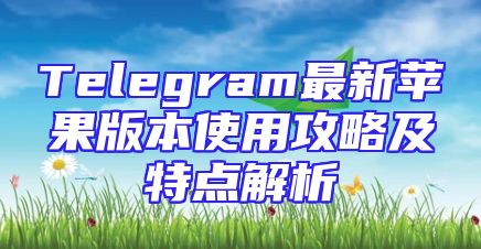 Telegram最新苹果版本使用攻略及特点解析