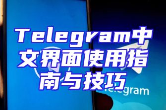 Telegram中文界面使用指南与技巧