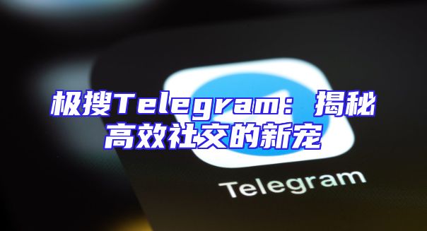 极搜Telegram：揭秘高效社交的新宠