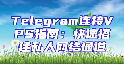 Telegram连接VPS指南：快速搭建私人网络通道