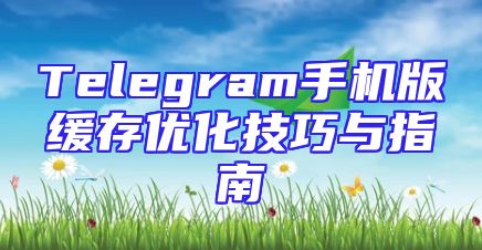Telegram手机版缓存优化技巧与指南