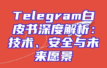 Telegram白皮书深度解析：技术、安全与未来愿景